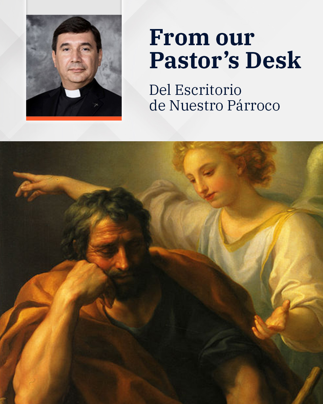 From our Pastor's Desk                                                                                                                                                                                                                                                                                      