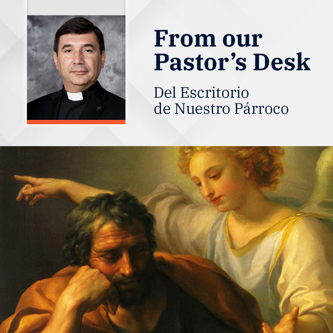 From our Pastor's Desk                                                                                                                                                                                                                                                                                      