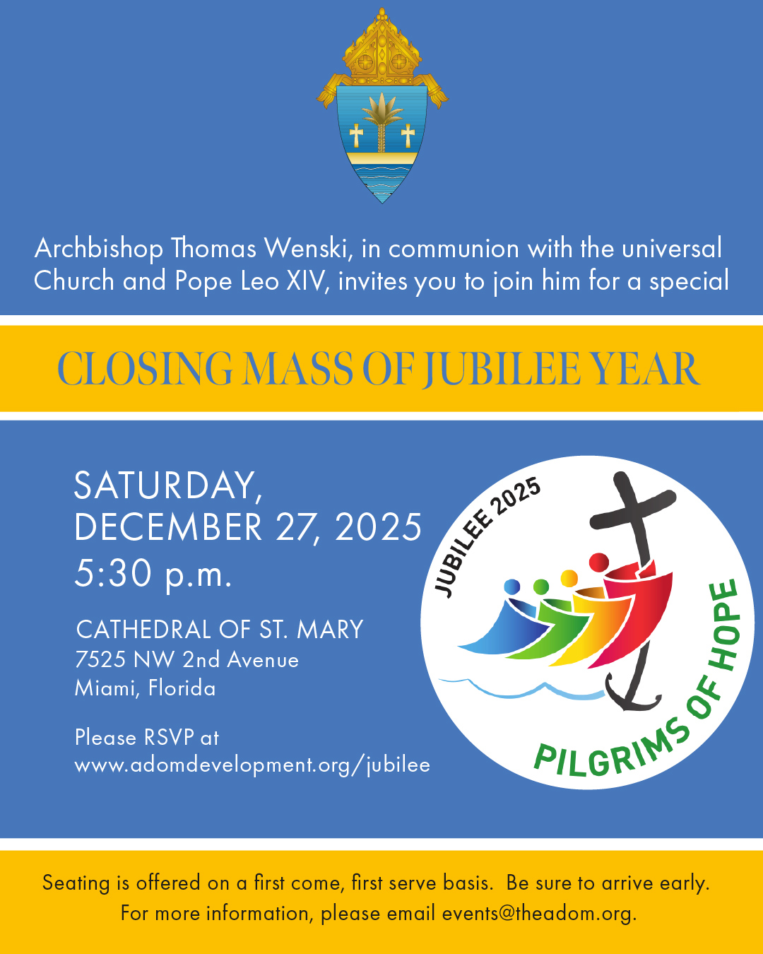 Closing Mass of Jubilee Year                                                                                                                                                                                                                                                                                