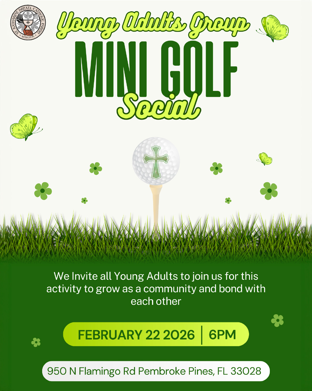 Young Adults - Mini Golf Social                                                                                                                                                                                                                                                                             