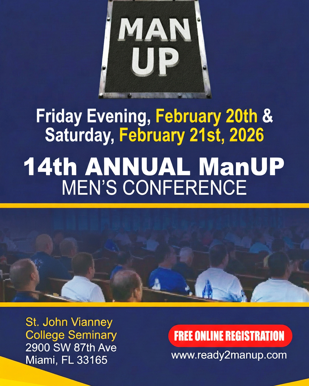 14th Annual ManUp Men's Conference                                                                                                                                                                                                                                                                          
