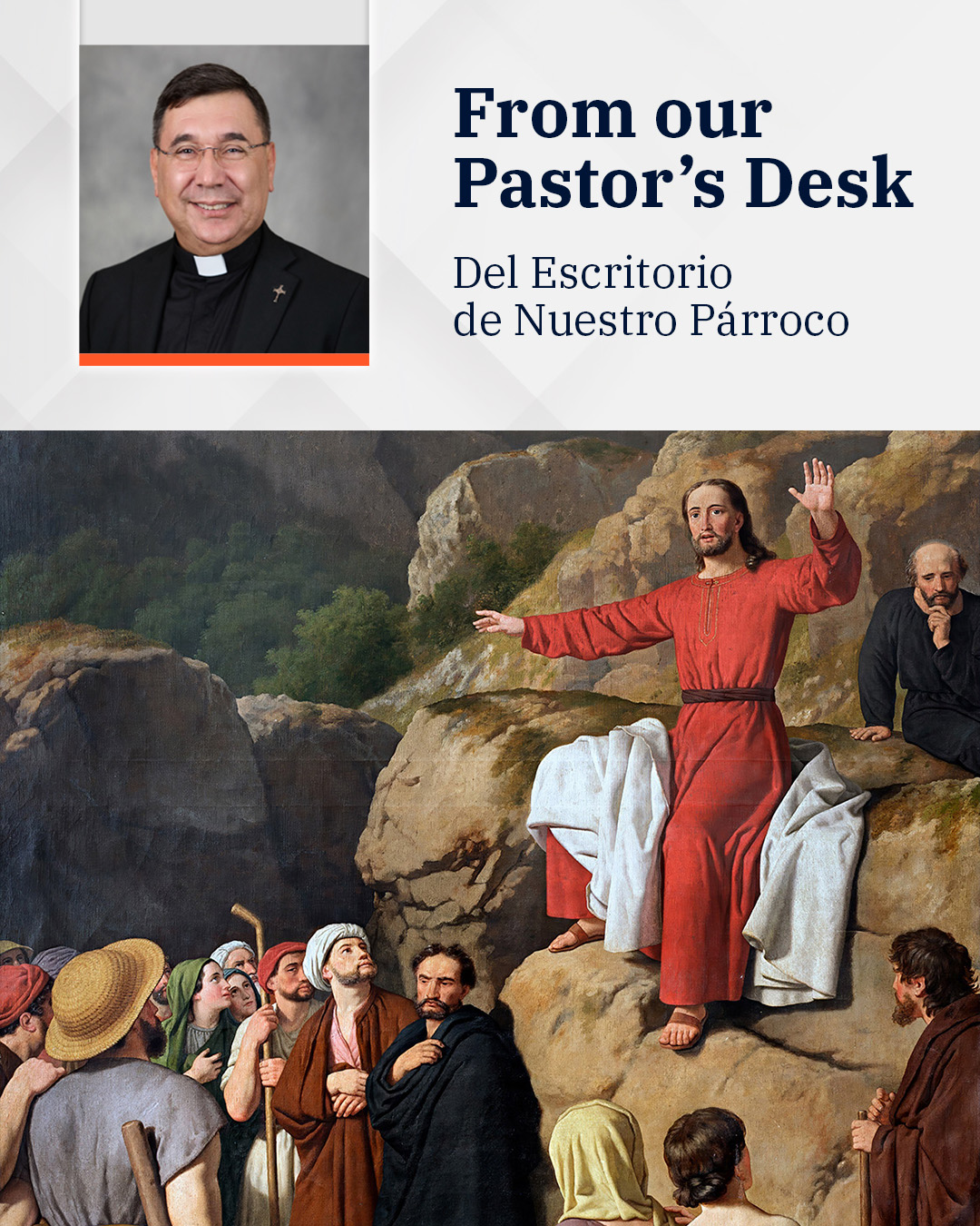 From our Pastor's Desk                                                                                                                                                                                                                                                                                      