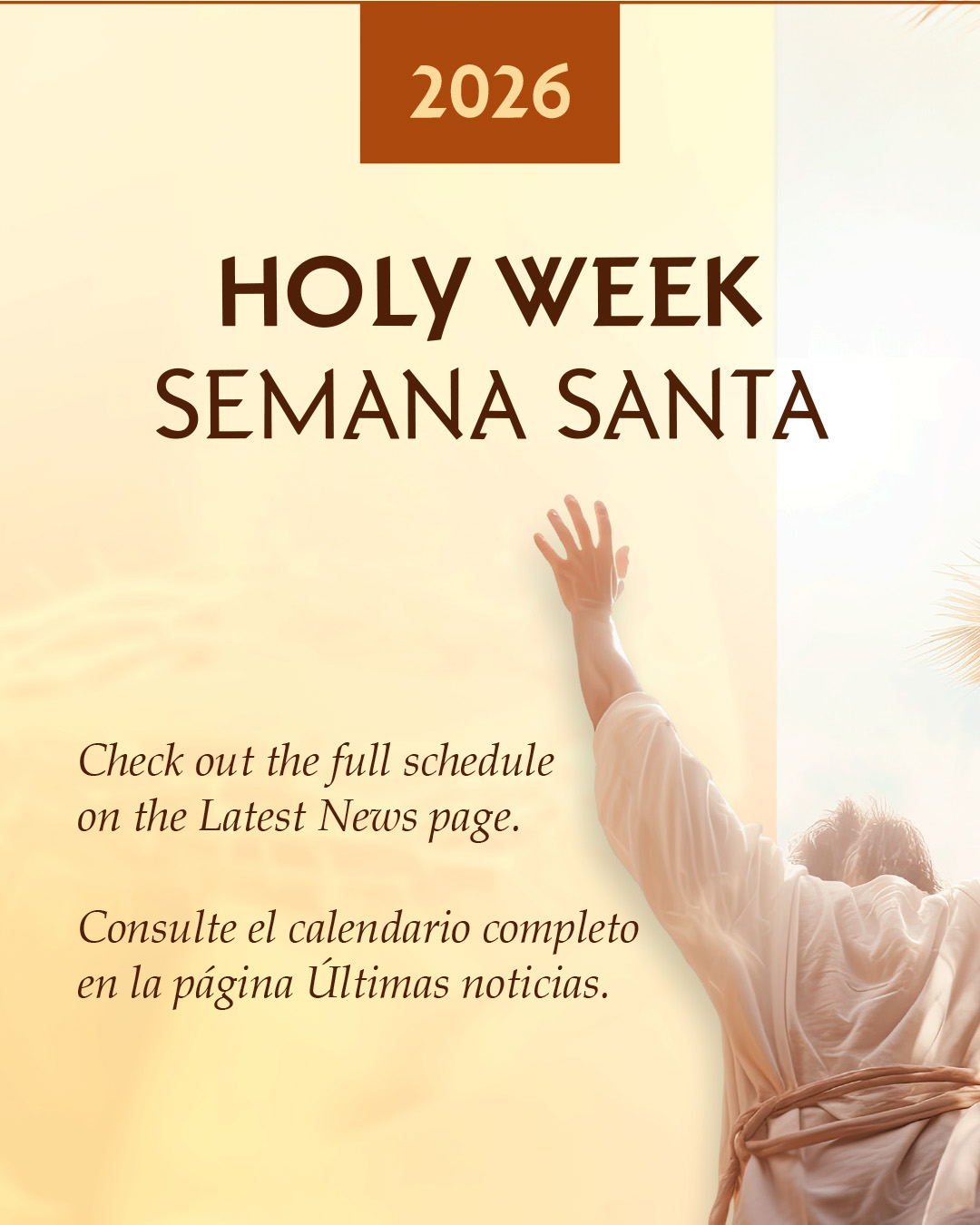 Semana Santa de 2026                                                                                                                                                                                                                                                                                        