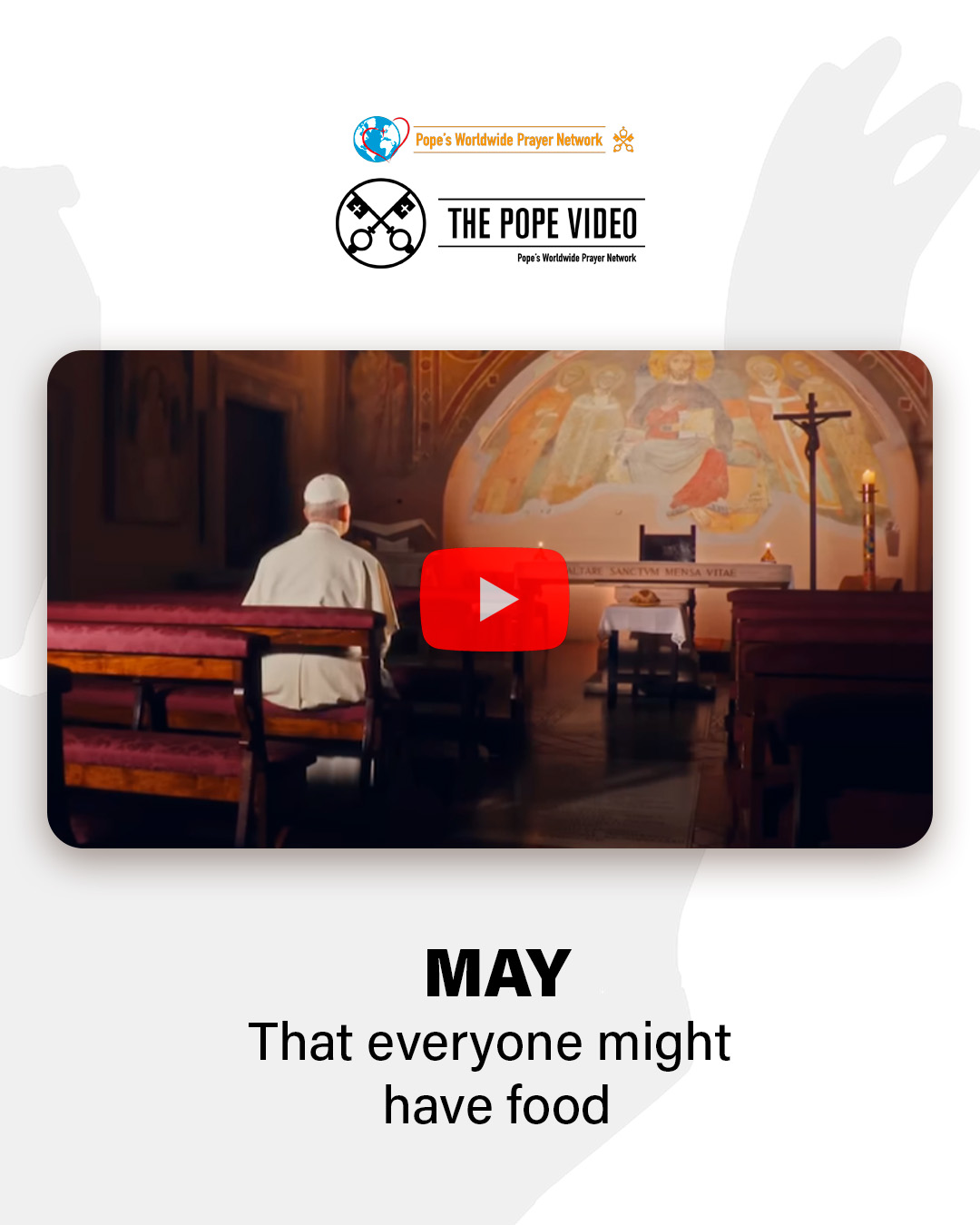 El vídeo del Papa                                                                                                                                                                                                                                                                                          