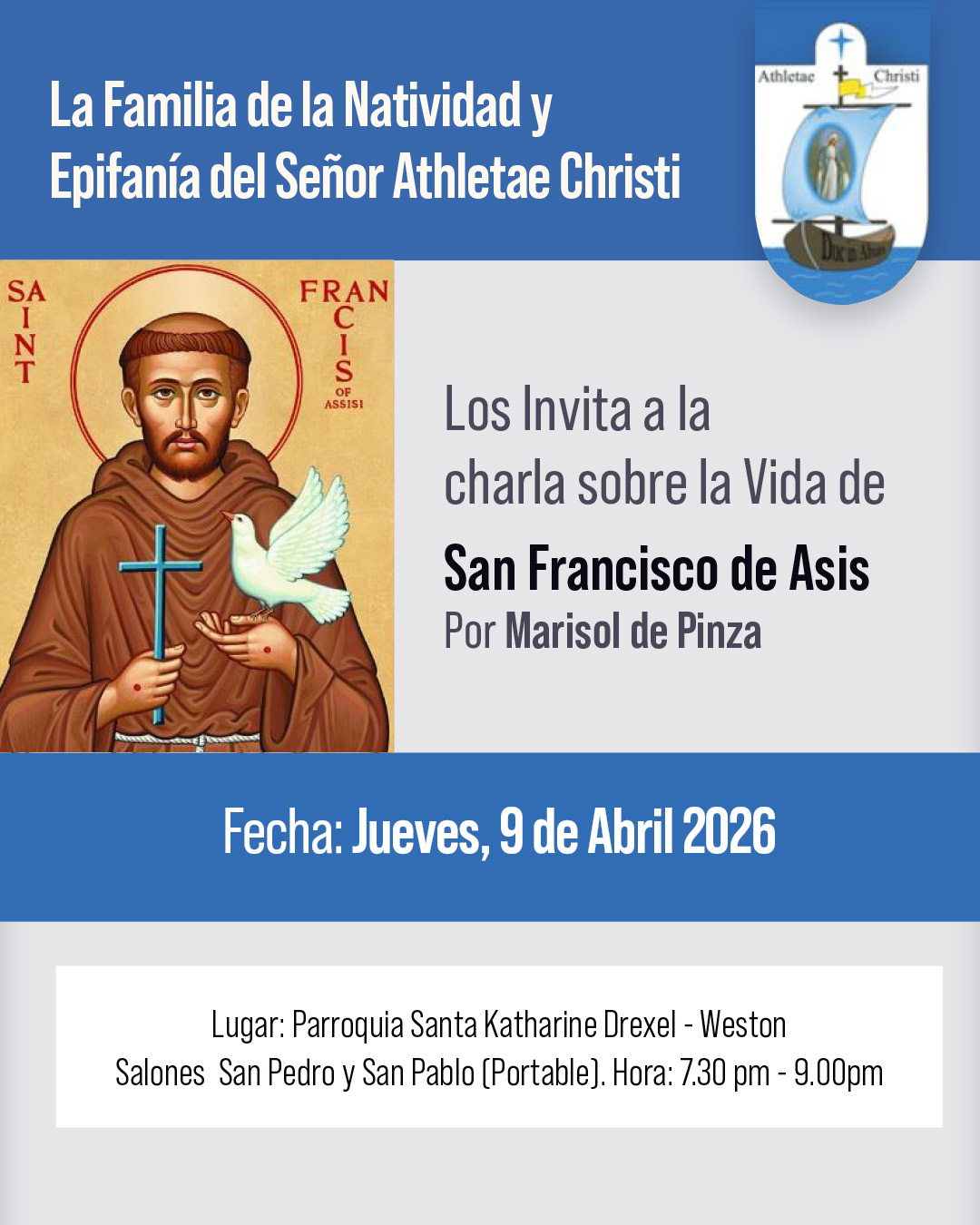 La Familia de la Natividad y Epifanía del Señor Athletae Christi                                                                                                                                                                                                                                          