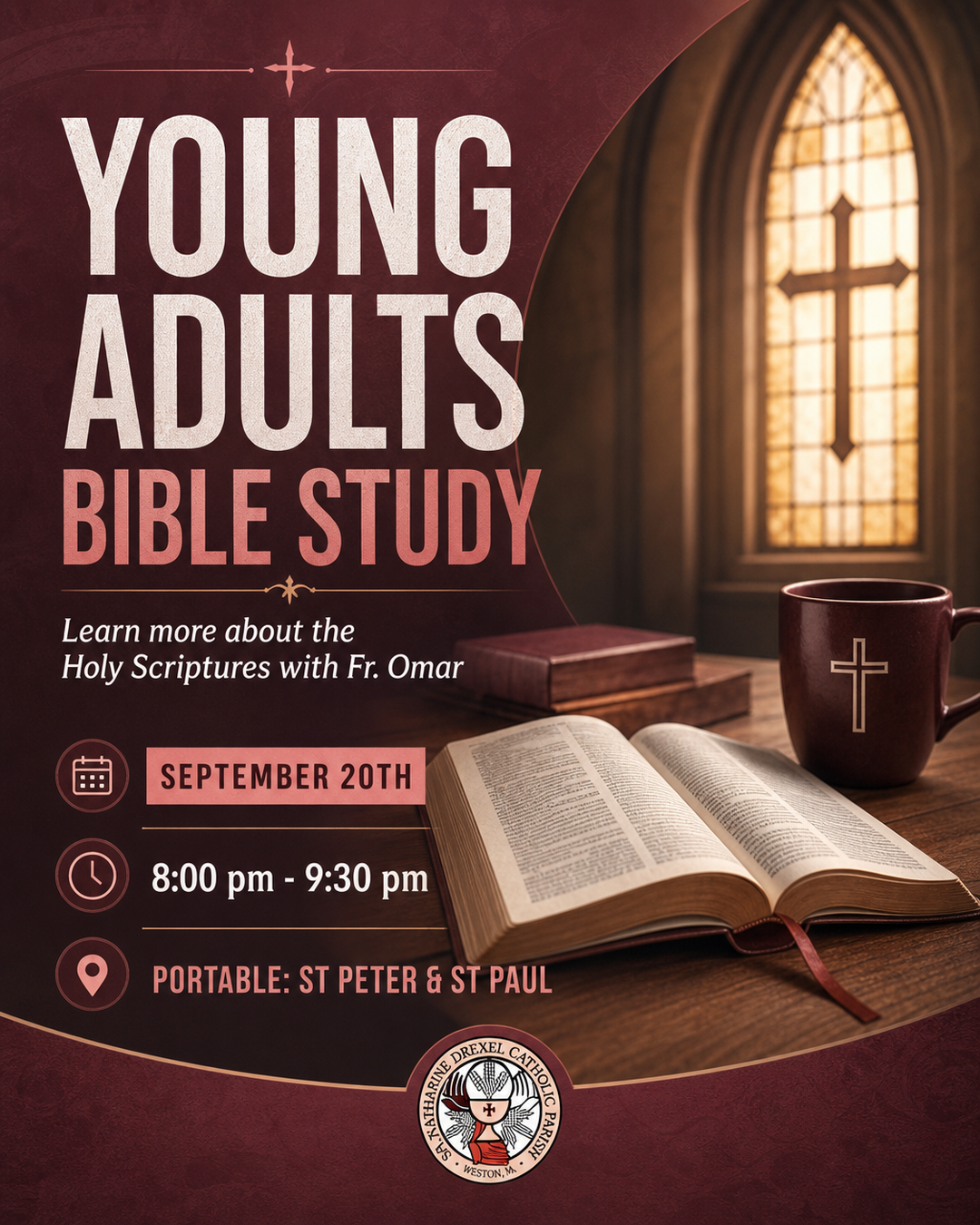 Young Adults Bible Study                                                                                                                                                                                                                                                                                    