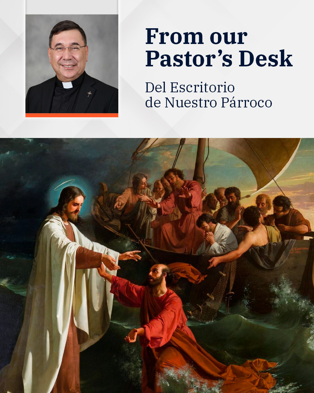 From our Pastor's Desk                                                                                                                                                                                                                                                                                      